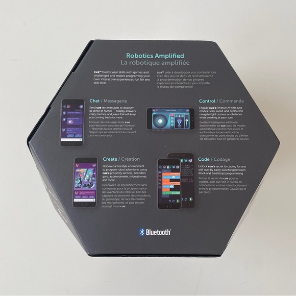 NEW Wonder Workshop Cue the CleverBot Coding Robot for Kids, Voice Activated - Picture 9 of 11